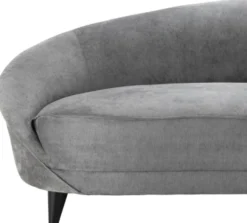 Casa Padrino Designer Sofa Hellgrau 245 x 87 x H. 79 cm - Luxus Hoteleinrichtung