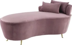 Casa Padrino Designer Sofa Lila 162 x 79 x H. 66 cm - Luxus Möbel