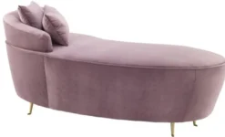 Casa Padrino Designer Sofa Lila 162 x 79 x H. 66 cm - Luxus Möbel