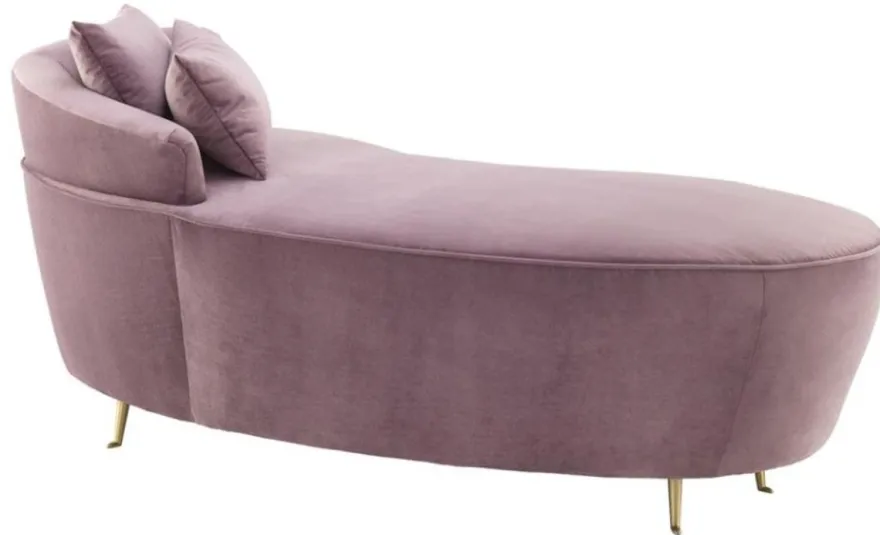 Casa Padrino Designer Sofa Lila 162 x 79 x H. 66 cm - Luxus Möbel