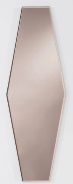 Casa Padrino Designer Spiegel Bronze 27 x H. 80 cm - Designer Kollektion