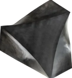 Casa Padrino Designer Stahl Couchtisch Dunkelgrau 107 x 120 x H. 41 cm - Wohnzimmertisch - Designer Wohnzimmer Möbel