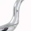 Casa Padrino Designer Wandgeweih im Geweih Style Shine aus poliertem Aluminium Silber 50 x 53 x 6 cm