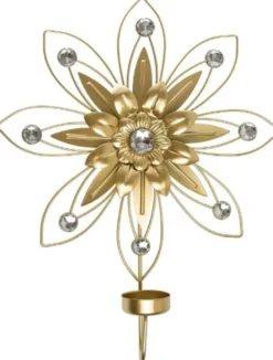 Casa Padrino Designer Wandkerzenhalter 4er Set Gold 26 x 6 x H. 32 cm - Dekorative Wanddeko