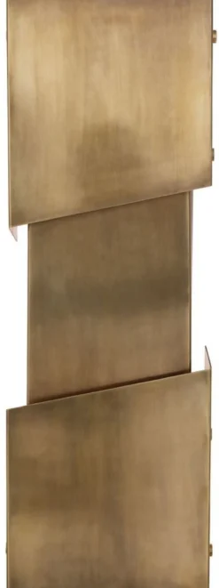 Casa Padrino Designer Wandleuchte Vintage Messingfarben 23 x 12 x H. 64,5 cm - Moderne Wandlampe - Luxus Qualität