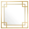 Casa Padrino Designer Wandspiegel Gold 90 x H. 90 cm - Luxus Spiegel