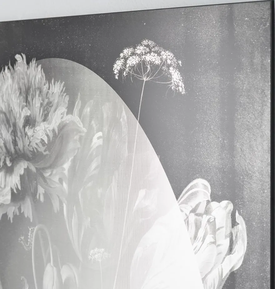Casa Padrino Designer Wandspiegel Schwarz / Grau 70 x H. 101,3 cm - Garderobenspiegel - Wohnzimmer Spiegel - Schlafzimmer Spiegel - Luxus Qualität