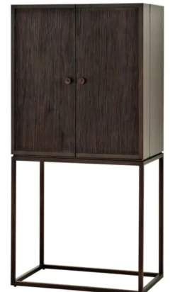 Casa Padrino Designer Weinschrank 81,5 x 50,5 x H. 168 cm - Luxus Kollektion