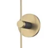 Casa Padrino Doppel Wandleuchte Antik Messing / Schwarz 12,1 x 12,7 x H. 45,7 cm - Luxus Wandlampe