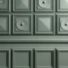 Casa Padrino 3D Paneel Weiß 33,3 x 3,5 x H. 33,3 cm - Wandpaneel - Deckenpaneel - Wanddeko im Barockstil