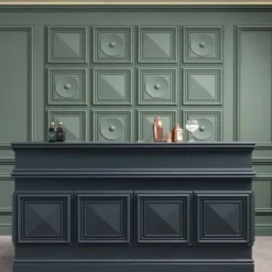 Casa Padrino 3D Paneel Weiß 33,3 x 2,6 x H. 33,3 cm - Wandpaneel - Deckenpaneel - Wanddeko im Barockstil