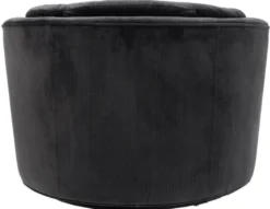 Casa Padrino Drehsessel Schwarz 90 x 86 x H. 72 cm - Luxus Qualität