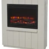 Casa Padrino Elektro Kamin B 84 x H 90 x T 24 cm - Elektrokamin - Wohnzimmer Kamin
