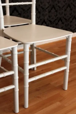 Casa Padrino 4er Set Designer Acryl Stuhl Weiß Ghost Chair - Stühle aus Polycarbonat - 92,5 x 40 x 46 cm