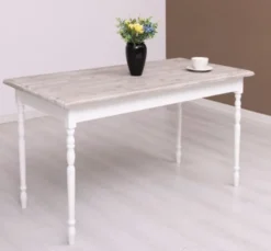 Casa Padrino Esstisch im Landhausstil, 140 x 70 x 78 cm