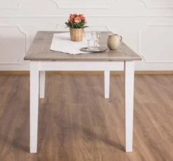 Casa Padrino Esstisch im Landhausstil mit Eichenholzplatte, 160 x 90 x 78 cm