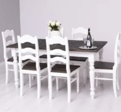 Casa Padrino Esstisch im Landhausstil, 160 x 90 x 78 cm