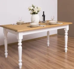 Casa Padrino Esstisch im Landhausstil, 160 x 90 x 78 cm