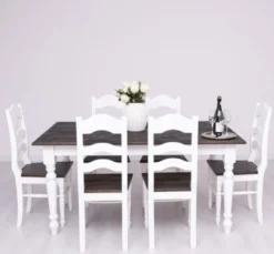 Casa Padrino Esstisch im Landhausstil, 160 x 90 x 78 cm