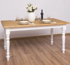Casa Padrino Esstisch im Landhausstil, 160 x 90 x 78 cm