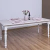 Casa Padrino Esstisch im Landhausstil mit Eichenholzplatte, 210 x 90 x 78 cm