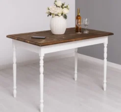 Casa Padrino Esstisch im Landhausstil, 120 x 70 x 78 cm