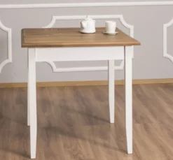 Casa Padrino Esstisch im Landhausstil, 80 x 80 x 78 cm