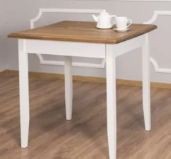 Casa Padrino Esstisch im Landhausstil, 80 x 80 x 78 cm