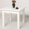 Casa Padrino Esstisch im Landhausstil Reinweiß, 90 x 90 x 78 cm