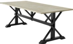 Casa Padrino Esstisch 220 x 100 x H. 79 cm - Luxus Esszimmermöbel
