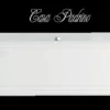 Casa Padrino freistehende Badewanne BLon, rechteckiges Retro Design, Weiß, 1800 x 850 x 630 mm
