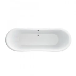Casa Padrino freistehende Retro Badewanne Modell BAdm180 in Weiß, 1800 x 885 x 745 mm