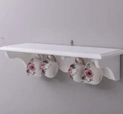 Casa Padrino Garderobe im Landhausstil, 70 x 25 x 16 cm