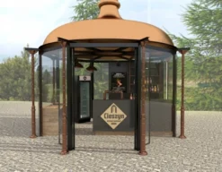 Casa Padrino Gusseisen Säule Schwarz H. 280 cm - Prunkvolle Gartensäule mit Kapitell - Garten & Terrassen Deko