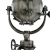 Casa Padrino Industrial Studioleuchte Marine Lampe im Industrie Design - Gunmetal Finish - B 47 cm x H 220 cm