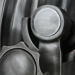 Casa Padrino Industrial Studioleuchte Marine Lampe im Industrie Design - Gunmetal Finish - B 47 cm x H 220 cm