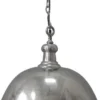 Casa Padrino Industrie Stil Metall Hängeleuchte Silber Ø 50 x H. 42 cm