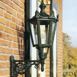 Casa Padrino Jugendstil Außenwandleuchte 32 x 49 x H. 81 cm - Verschiedene Farben - Nostalgische Wetterfeste Außenleuchte