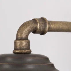 Casa Padrino Jugendstil Außenwandleuchte 22 x 30 x H. 27 cm - Bronze - Nostalgische Wetterfeste Außenleuchte