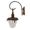 Casa Padrino Jugendstil Außenwandleuchte 35 x H. 65 cm - Kupfer - Nostalgische Wetterfeste Außenleuchte