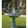 Casa Padrino Jugendstil Bronze Springbrunnen 3 Frauen H. 135 cm - Garten Deko