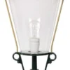 Casa Padrino Jugendstil Gartenlampe 29 x 29 x H. 78 cm - Verschiedene Farben - Garten Terrassen Wege Einfahrt Beleuchtung