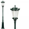 Casa Padrino Jugendstil Gartenlaterne 60 x 60 x H. 342 cm - Verschiedene Farben - Nostalgische Wetterfeste Außenleuchte