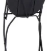 Casa Padrino Jugendstil Gartenstuhl 4er Set Schwarz / Mehrfarbig 39 x 47 x H. 92 cm - Klappbare Stühle mit Keramik Platten - Nostalgische Garten & Gastronomie Möbel