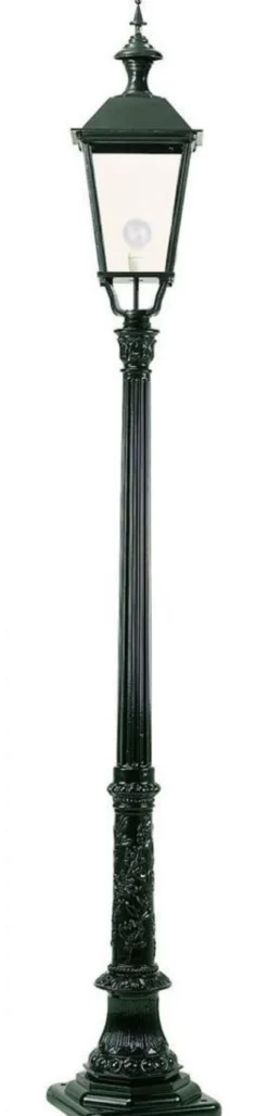Casa Padrino Jugendstil Gartenlaterne - Verschiedene Farben - 35 x 35 x H. 255 cm - Außenleuchte im Nostalgischen Look