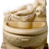 Casa Padrino Jugendstil Gartenbrunnen Beige 78 x 62 x H. 106 cm