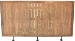 Casa Padrino Jugendstil Garten Esstisch Braun / Schwarz 180 x 80 x H. 76 cm - Klappbarer Gartentisch - Barock & Jugendstil Gastronomie & Garten Möbel