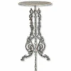 Casa Padrino Jugendstil Gusseisen Blumentisch Antik Hellgrün H. 69 cm - Garten Möbel