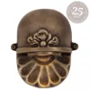 Casa Padrino Jugendstil Hofleuchte 14 x 8 x H. 17 cm - Bronze - Nostalgische Wetterfeste Außenleuchte