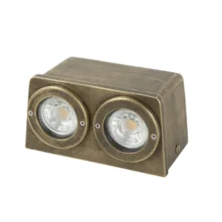 Casa Padrino Jugendstil Hofleuchte 15 x 8 x H. 10 cm - Bronze - Nostalgische Wetterfeste Außenleuchte
